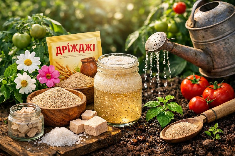 підживлення дріжджами