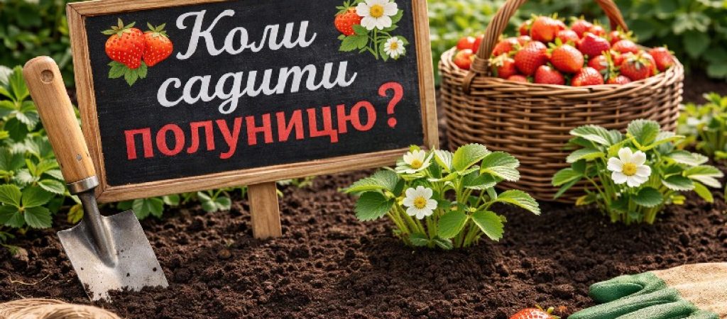 Коли і як садити полуницю правильно