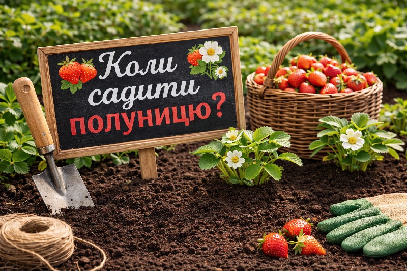 коли садити полуницю