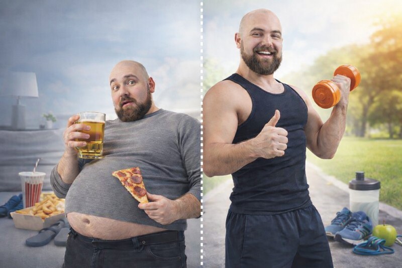 як позбутися живота чоловіку