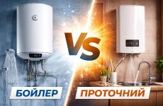 Що краще – бойлер чи проточний водонагрівач?