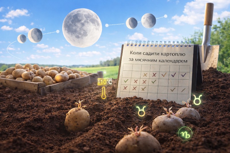 коли садити картоплю за місячним календарем