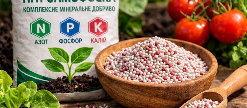 Нітроамофоска – комплексе живлення рослин