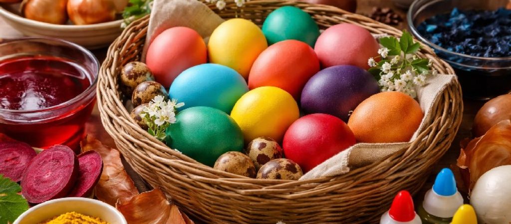 Як покрасити яйця на Пасху натуральними барвниками