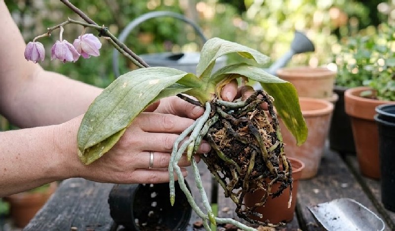 як врятувати орхідею без коріння