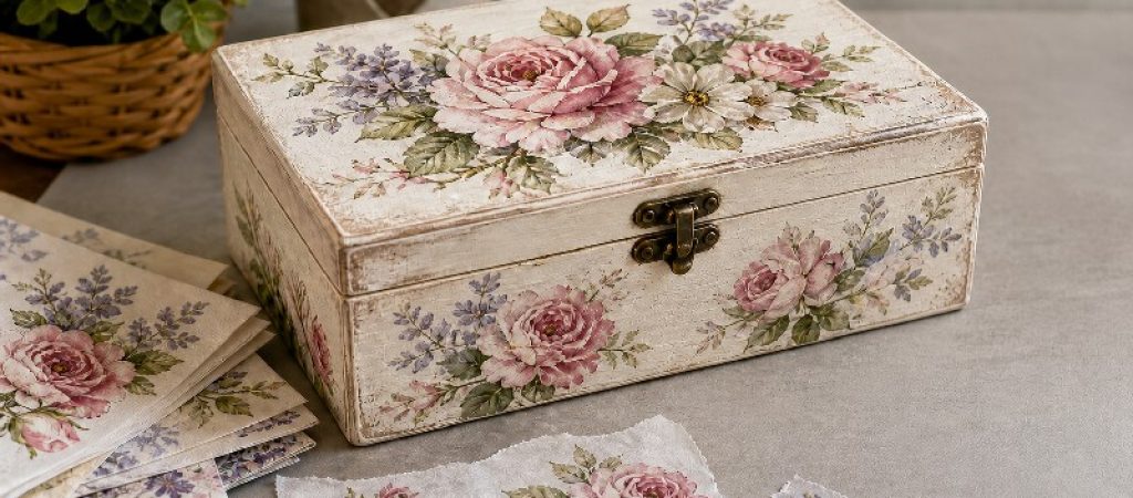 Декупаж для початківців: матеріали, види та покрокова техніка