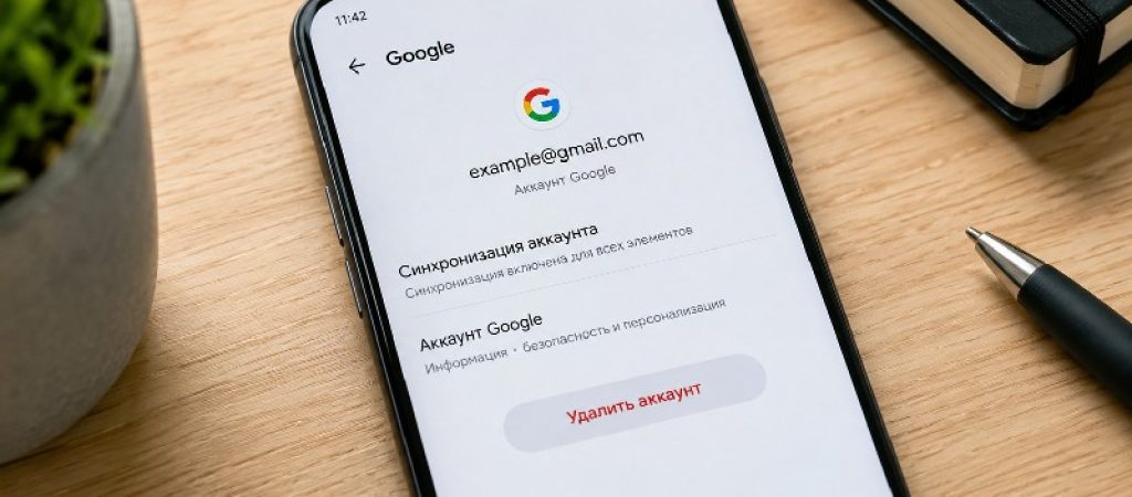 Як видалити обліковий запис з телефону
